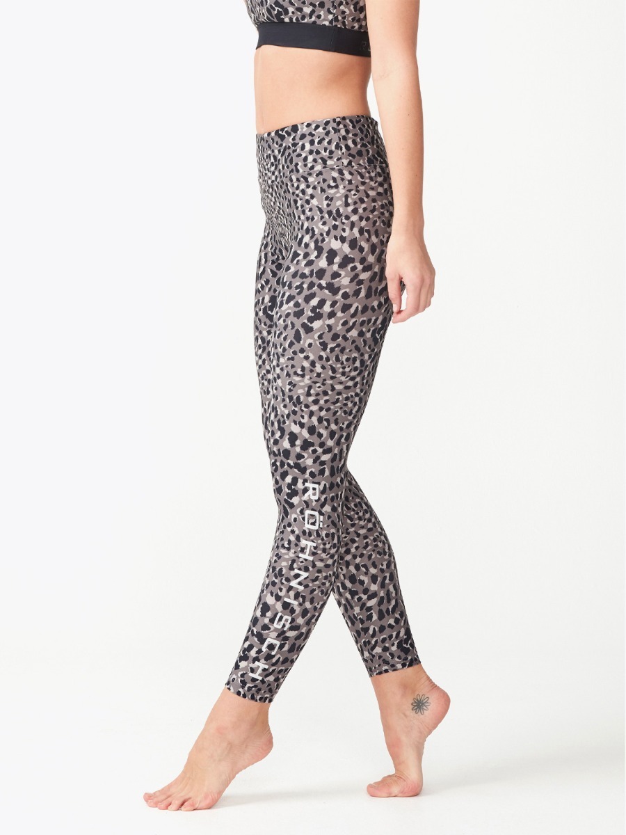 Röhnisch Flattering Printed Tights Greige Spot