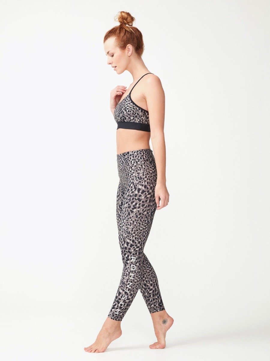 Röhnisch Flattering Printed Tights Greige Spot