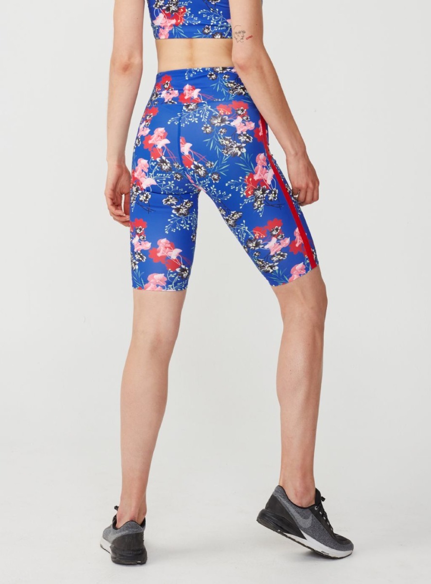 Röhnisch Stripe Bike Tights Hermosa Blue