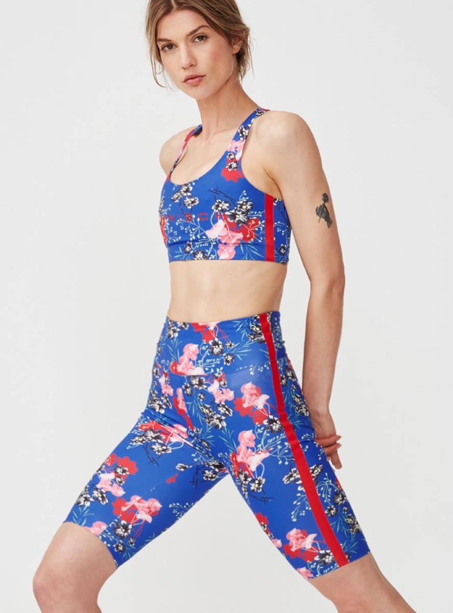 Röhnisch Stripe Bike Tights Hermosa Blue