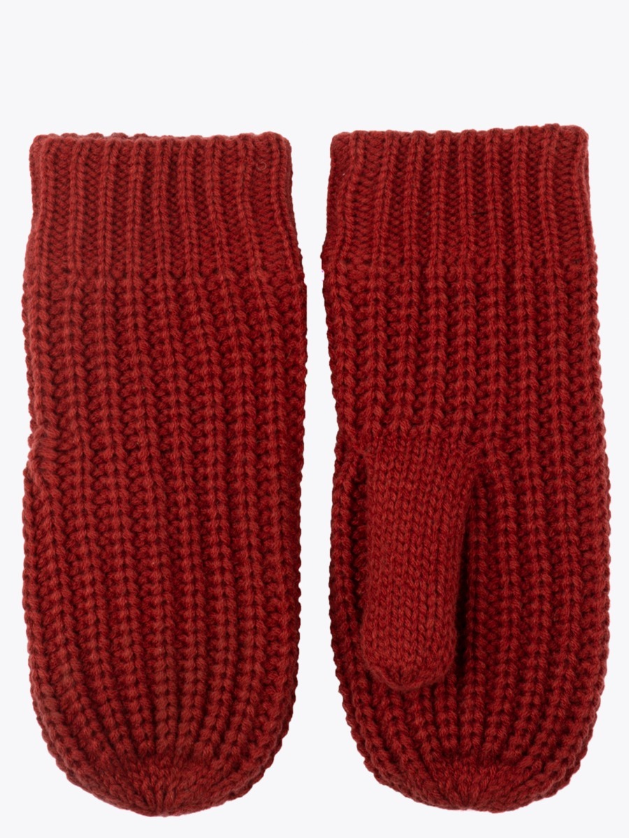 Twentyfour Mellow Rib Strikkevott Mørk Rust