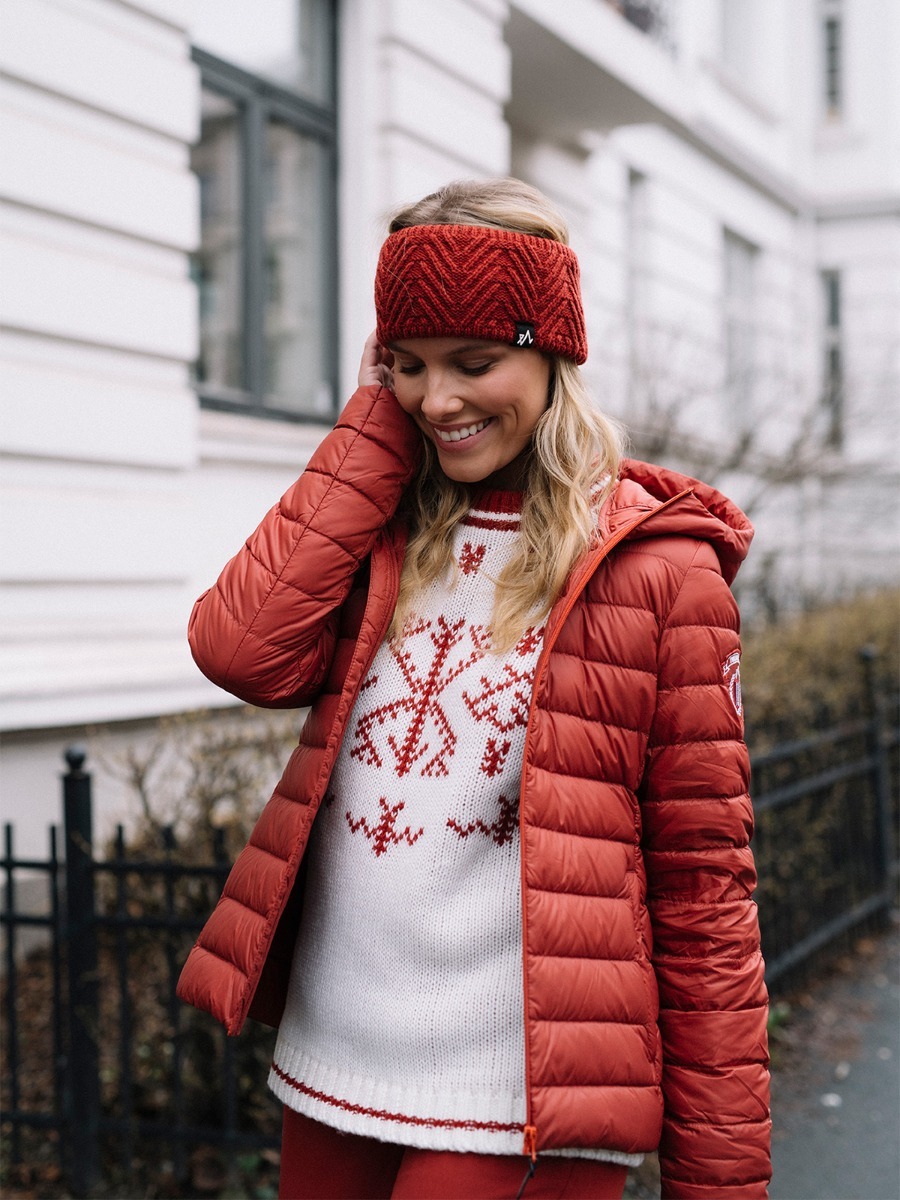 Twentyfour Finse Dunjakke Mørk Rust