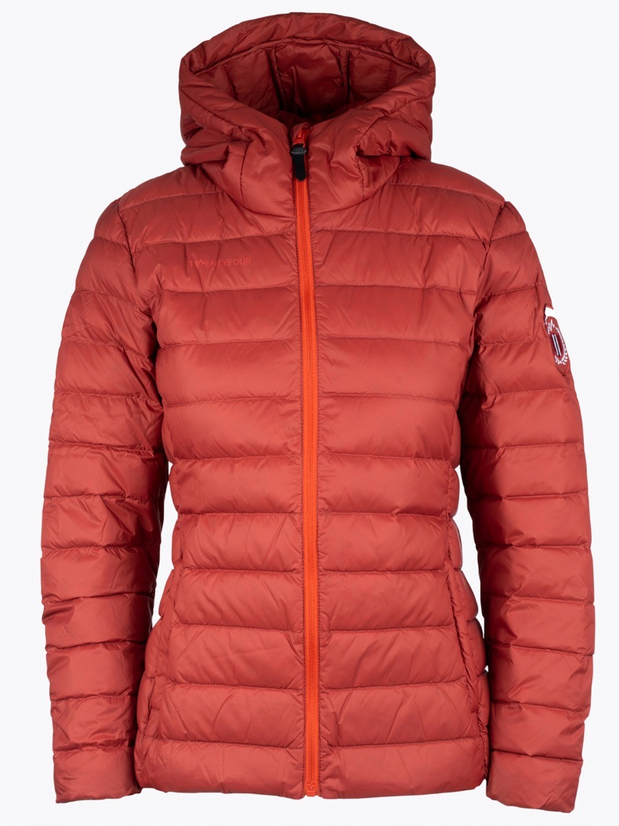 Twentyfour Finse Dunjakke Mørk Rust