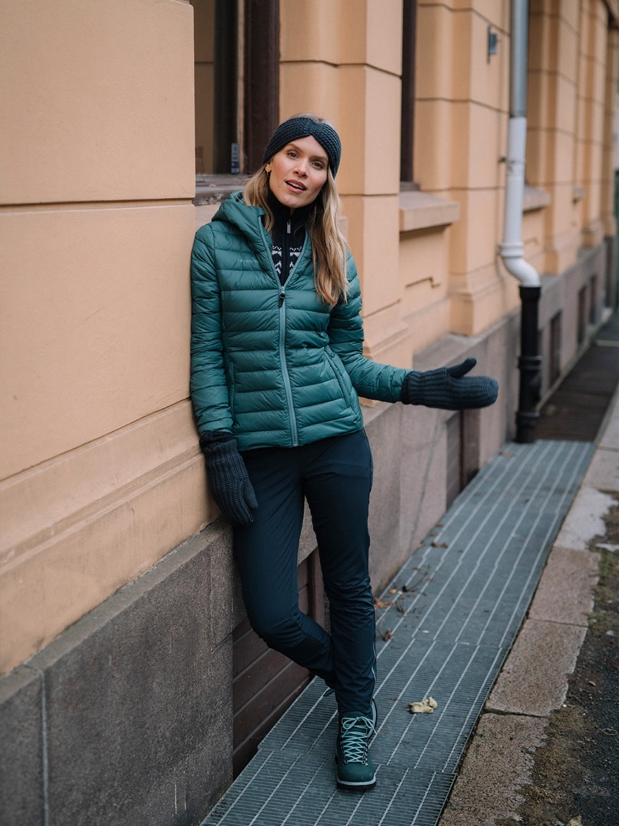 Twentyfour Finse Dunjakke Skogsgrønn