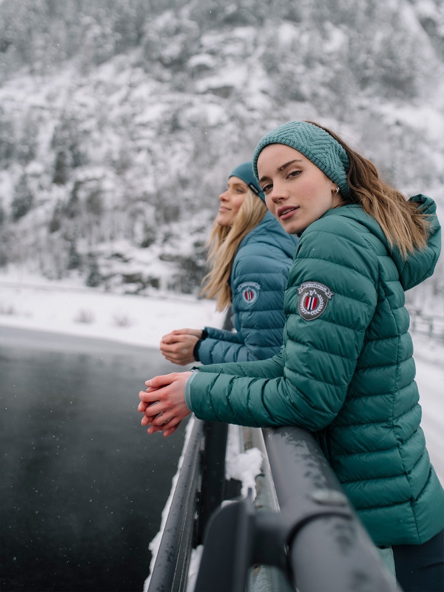 Twentyfour Finse Dunjakke Skogsgrønn