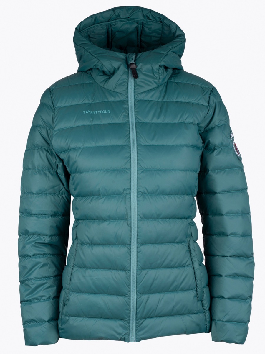Twentyfour Finse Dunjakke Skogsgrønn