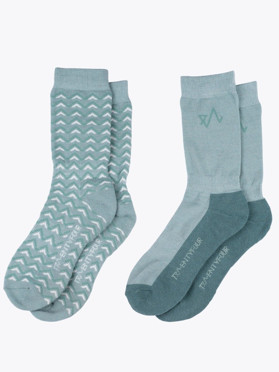 Twentyfour Finse Freja Ullsokk 2pk Eukalyptus