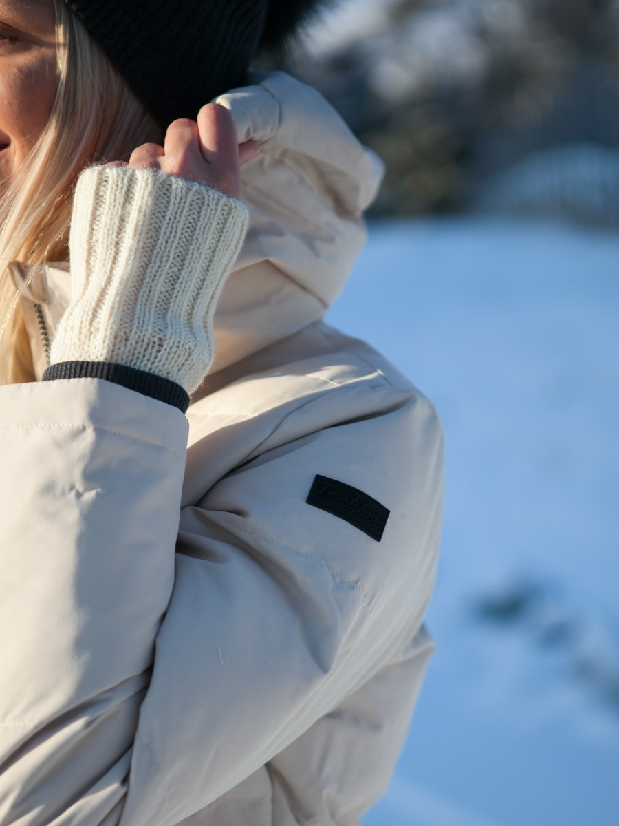 Twentyfour Mellow Vattert Parkas Sand