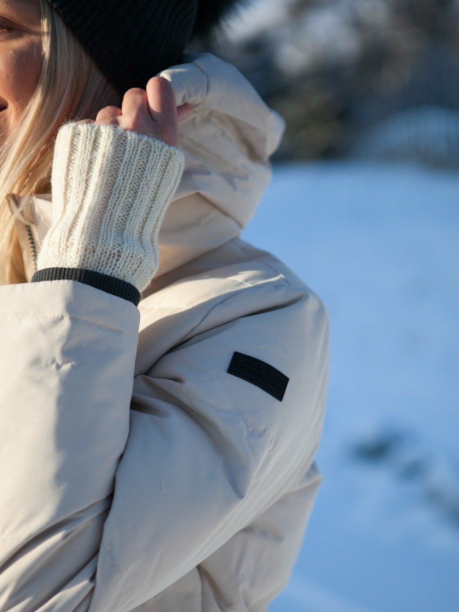 Twentyfour Mellow Vattert Parkas Sand