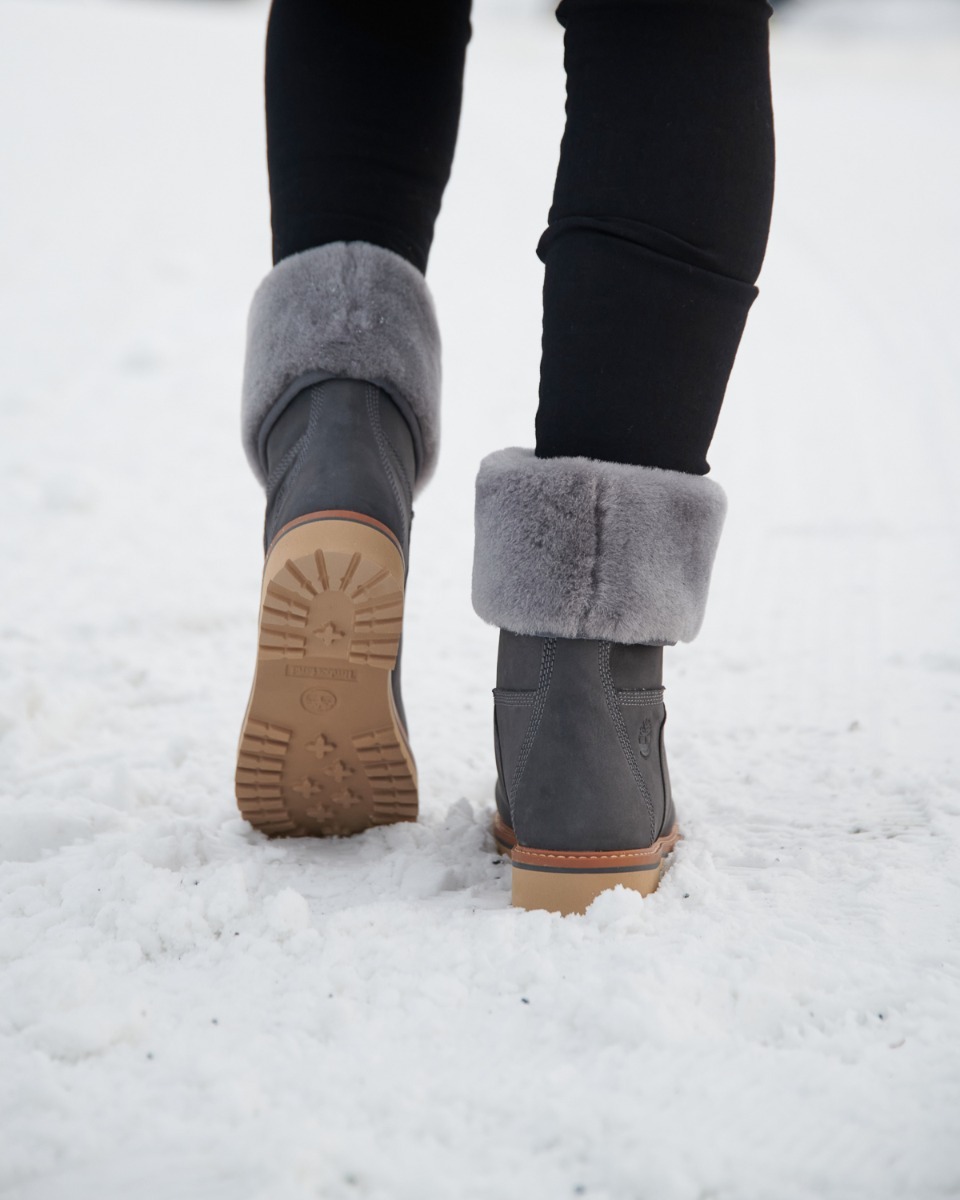 Timberland Chamonix Valley Wp Shearling Fold Down Medium gray