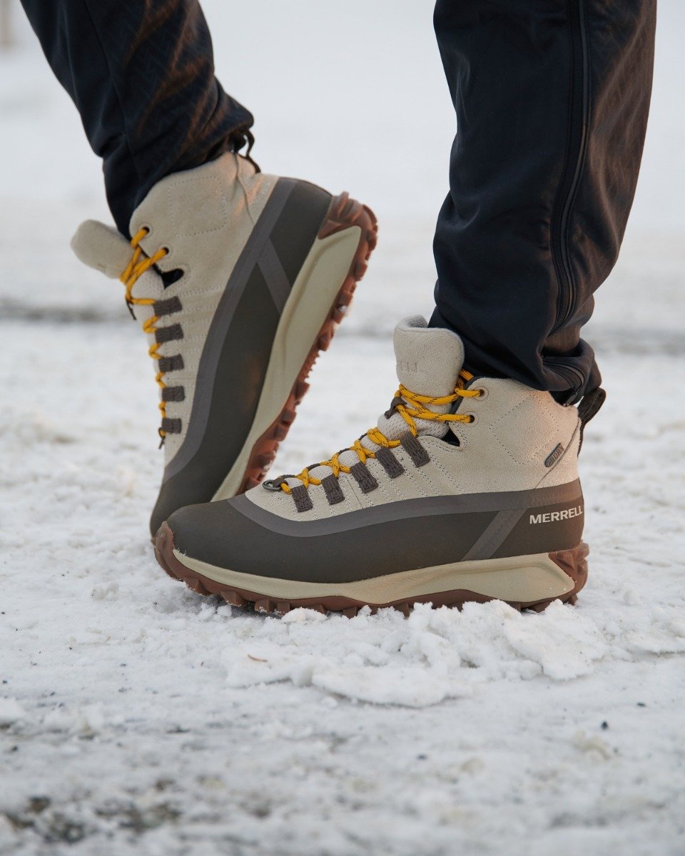 Merrell Merrell Thermo Snowdrift Mid Shell Waterproof Oyster gray