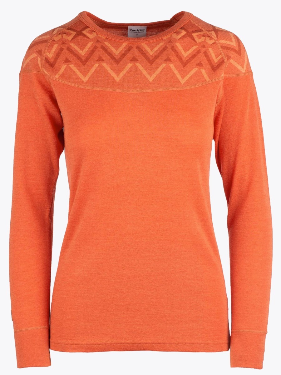 Twentyfour Finse Freja Ull ls Orange
