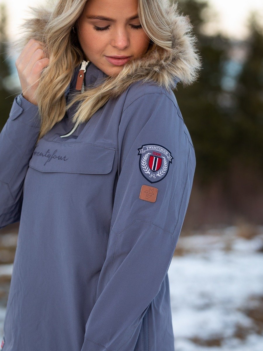 Twentyfour Finse 2-lags Anorakk Skyggelilla