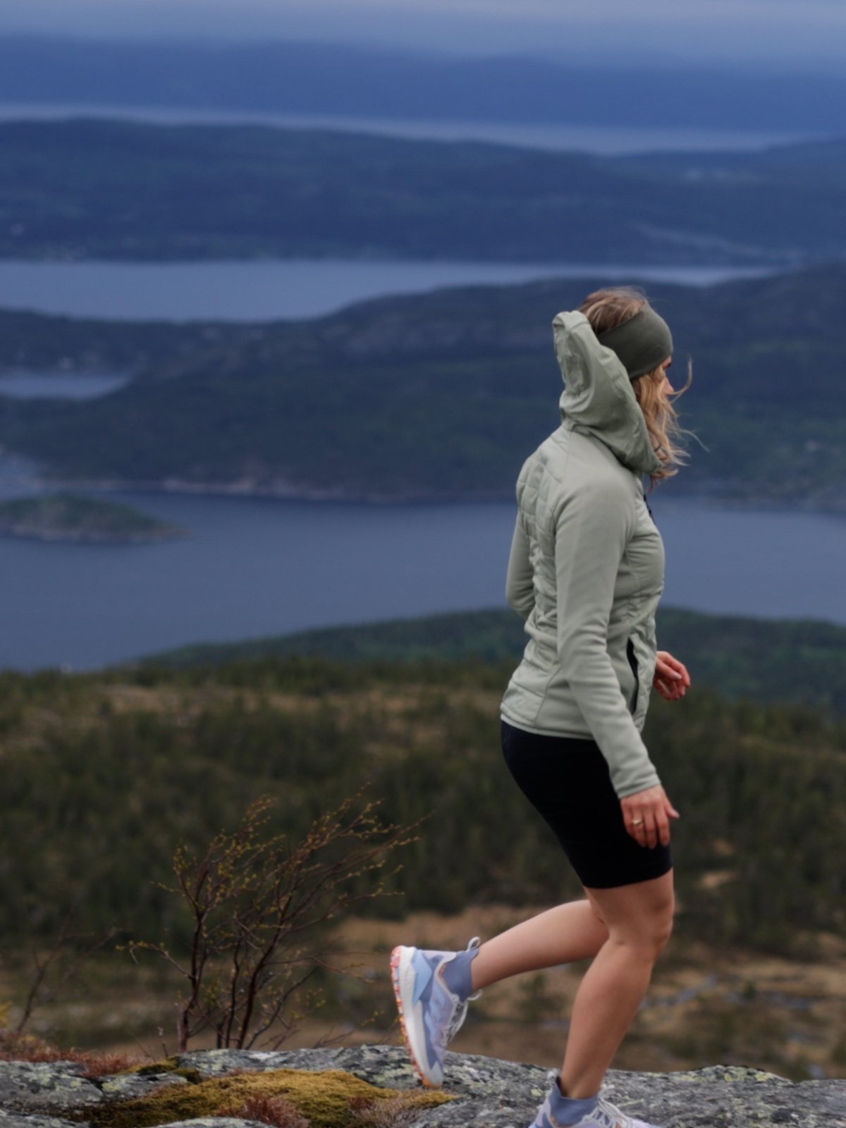 Peak Performance Insulated Hybrid Hood Limit Green