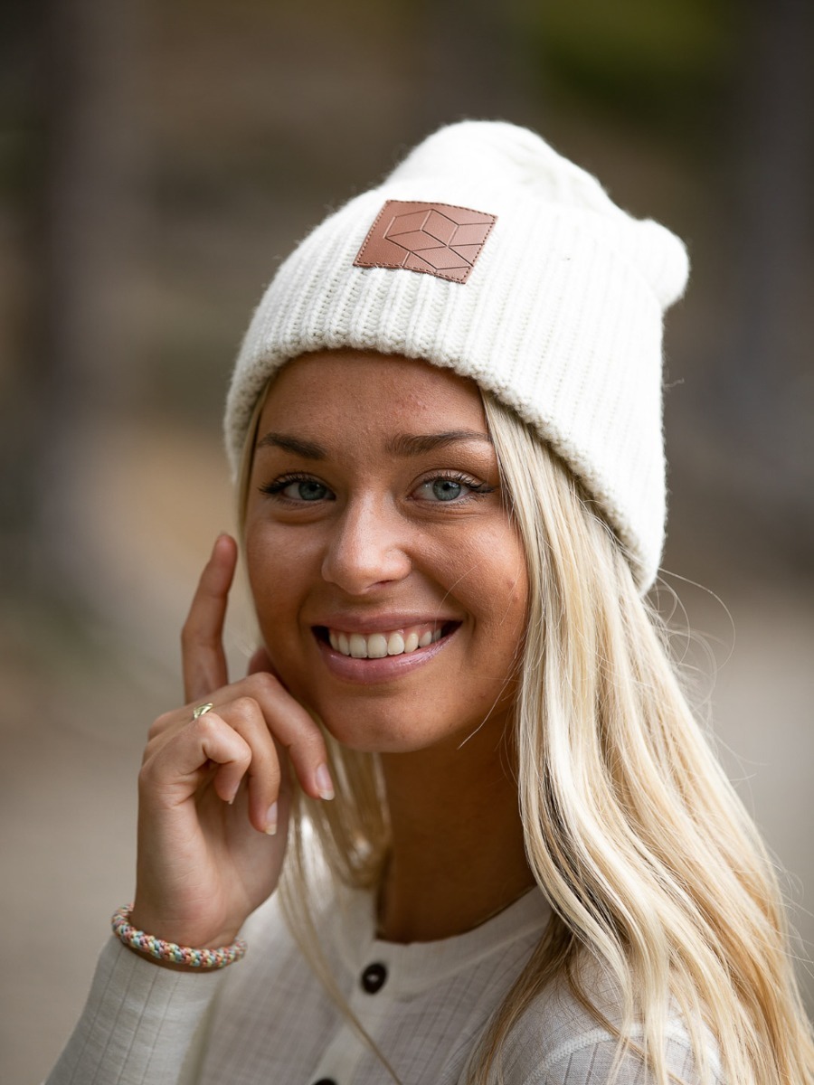 Twentyfour Mellow Rib Ull-Lue Natur