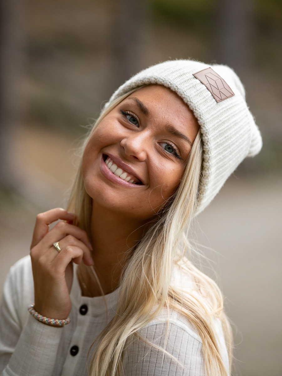 Twentyfour Mellow Rib Ull-Lue Natur