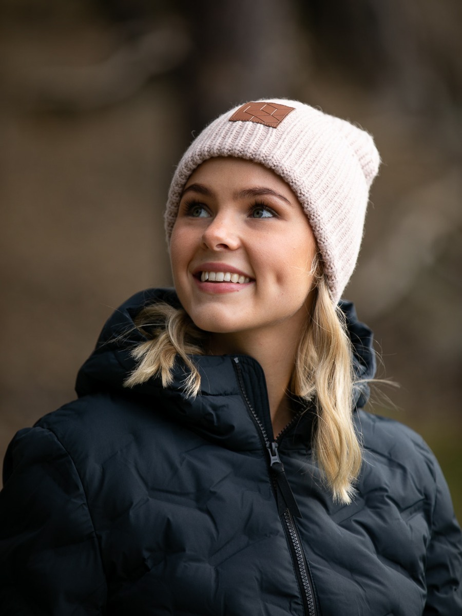 Twentyfour Mellow Rib Ull-Lue Støvrosa