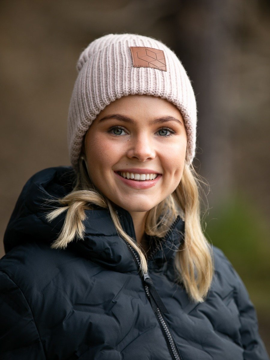 Twentyfour Mellow Rib Ull-Lue Støvrosa