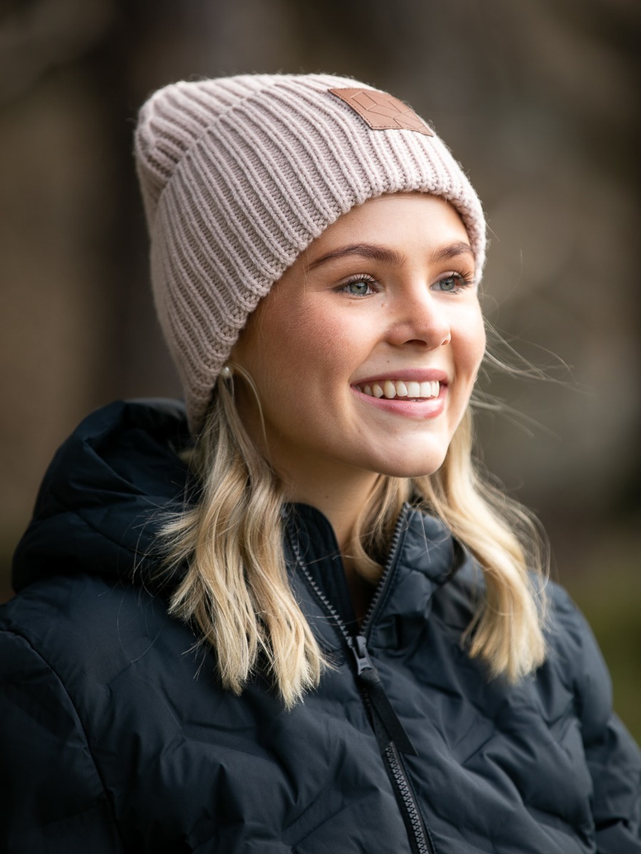 Twentyfour Mellow Rib Ull-Lue Støvrosa