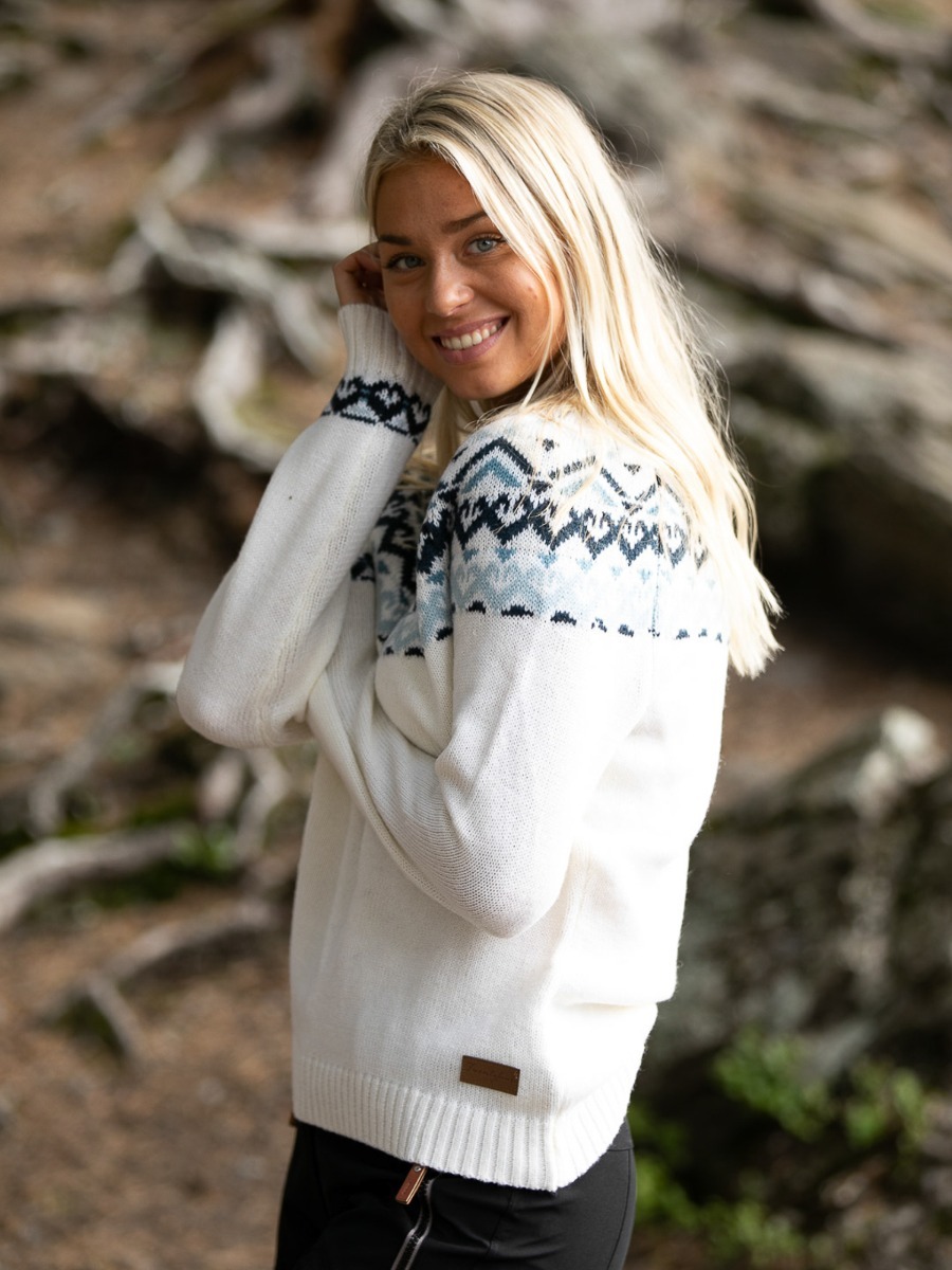 Twentyfour Finse Ullgenser Hvit