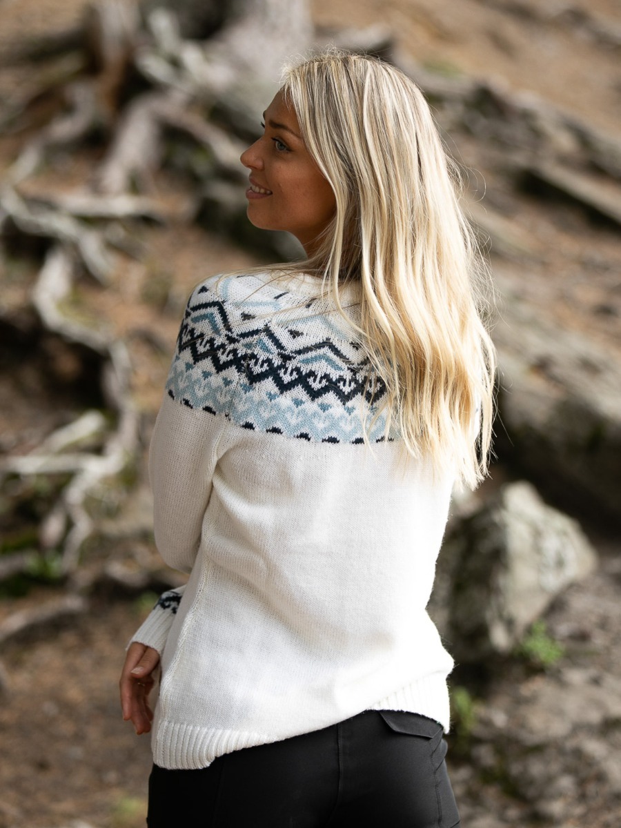 Twentyfour Finse Ullgenser Hvit