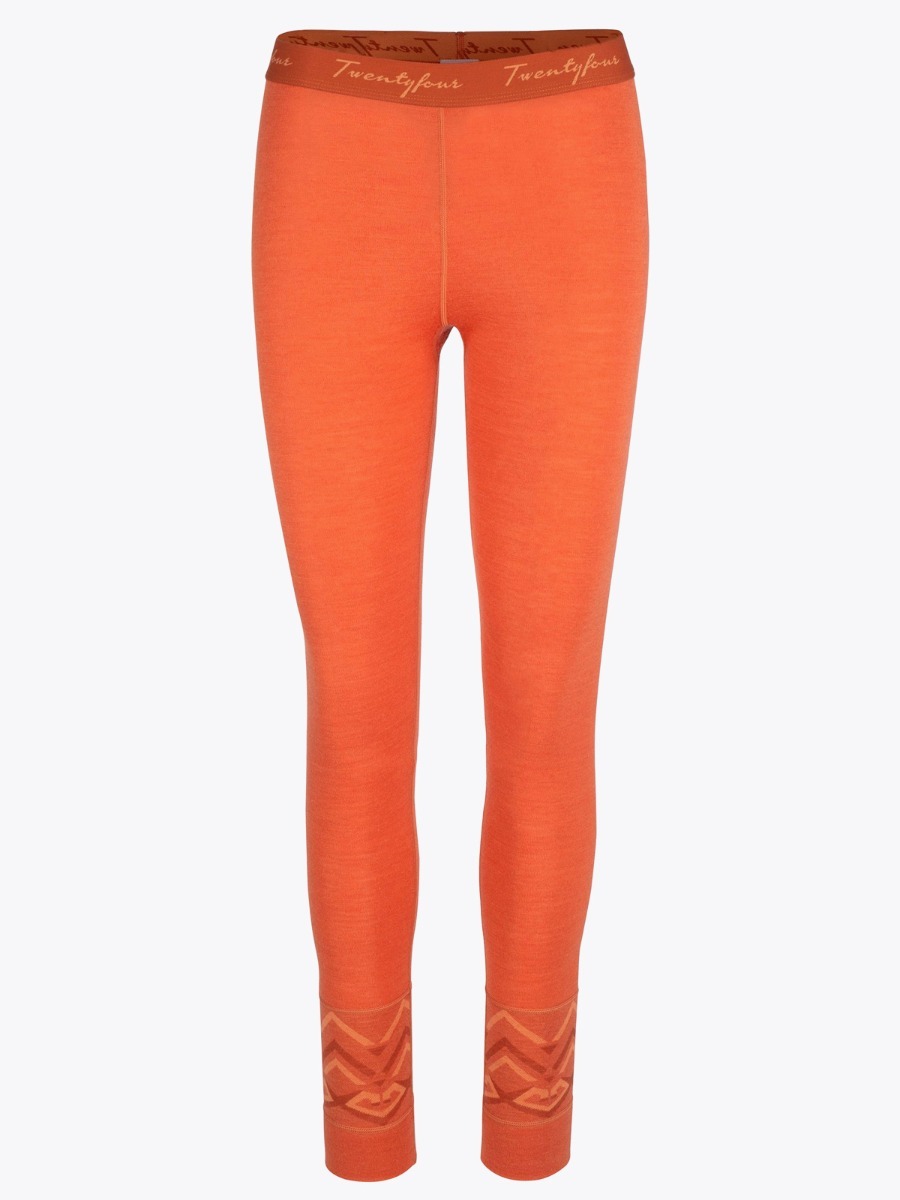 Twentyfour Finse Freja Ull tights Oransje