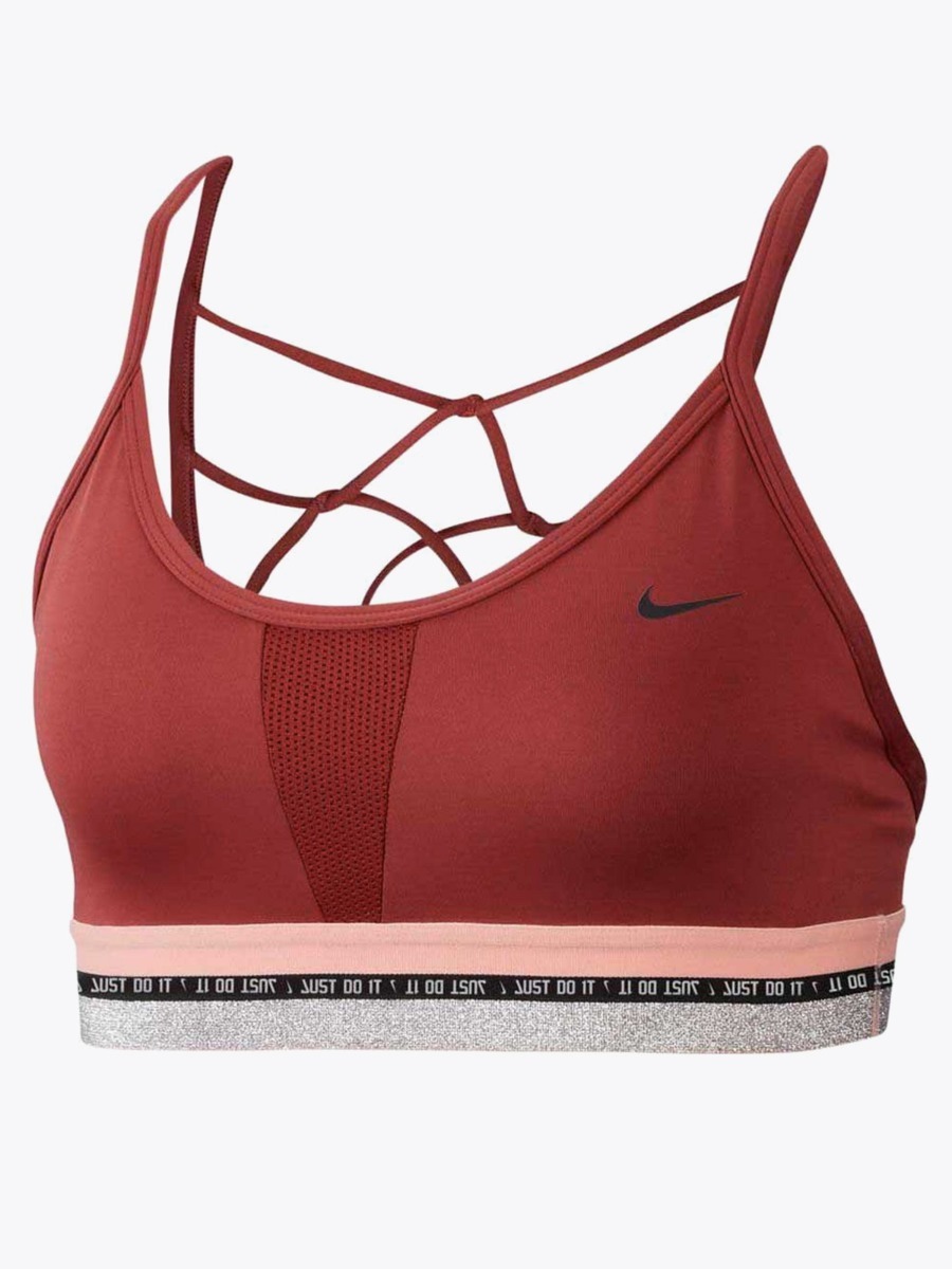 Nike GL DK Indy Bra Cedar/Bleached Coral/Metallic Silver/Black