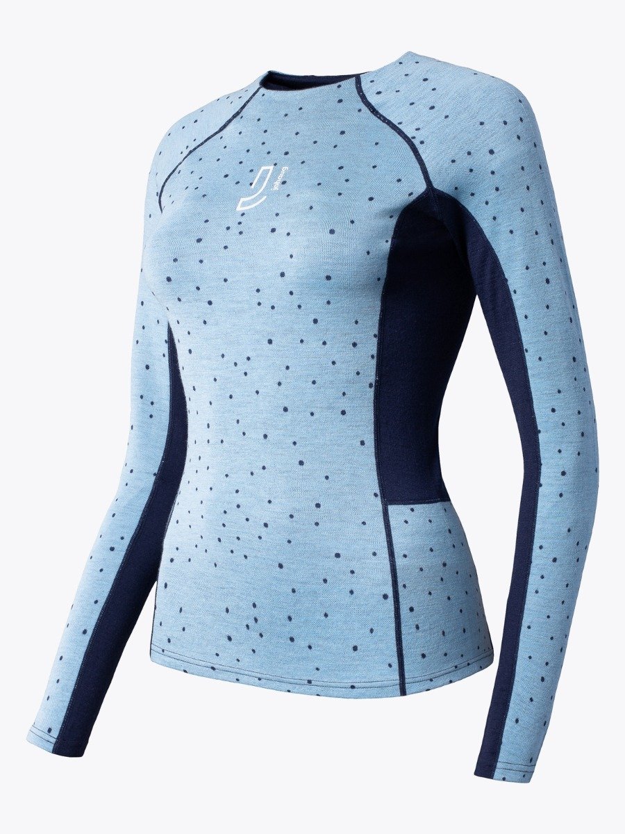 Johaug Maven Wool Long Sleeve Ablue