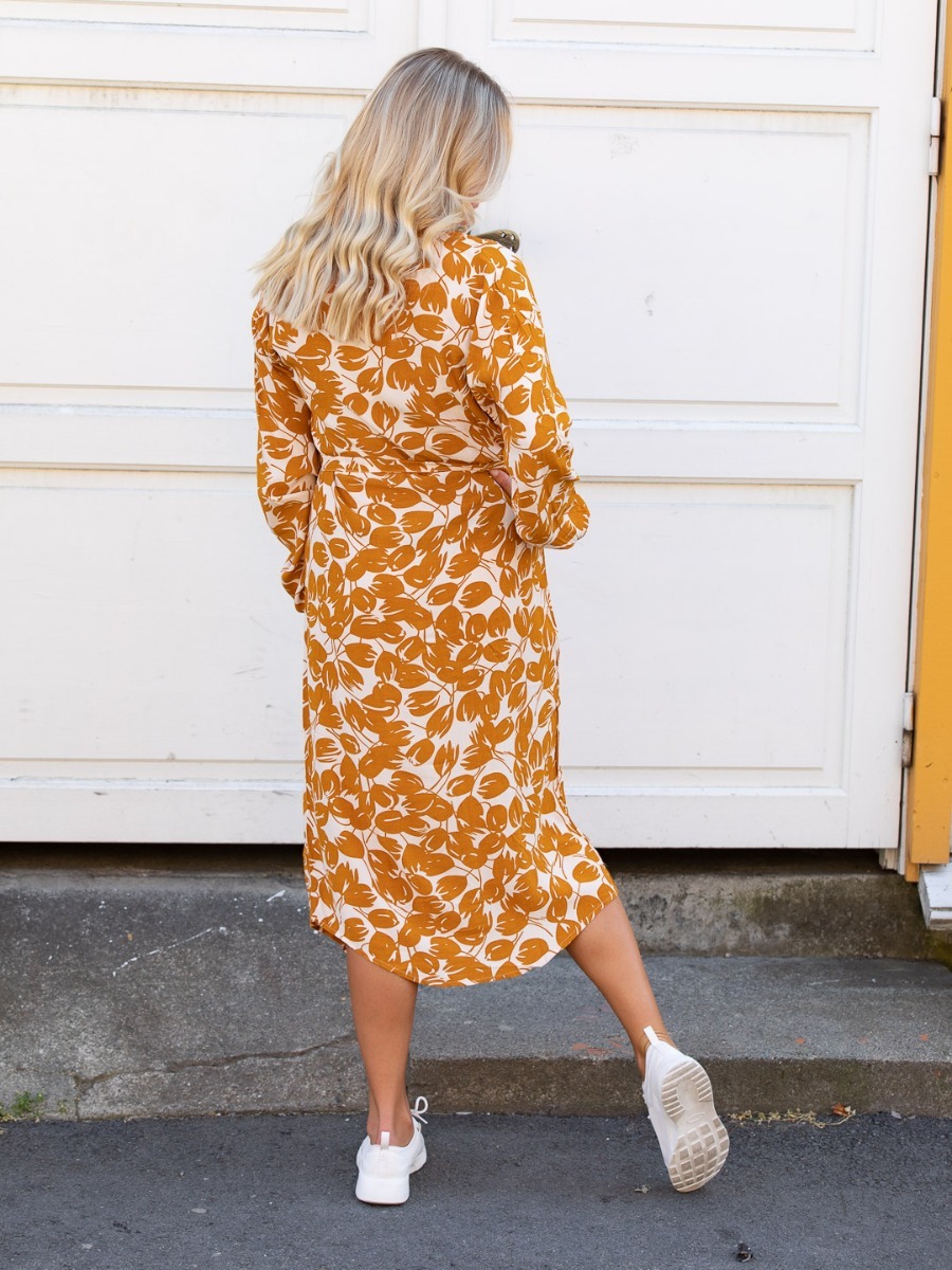 MSCH Copenhagen MSCH Copenhagen Reign Morocco Shirt Dress Ecruflower