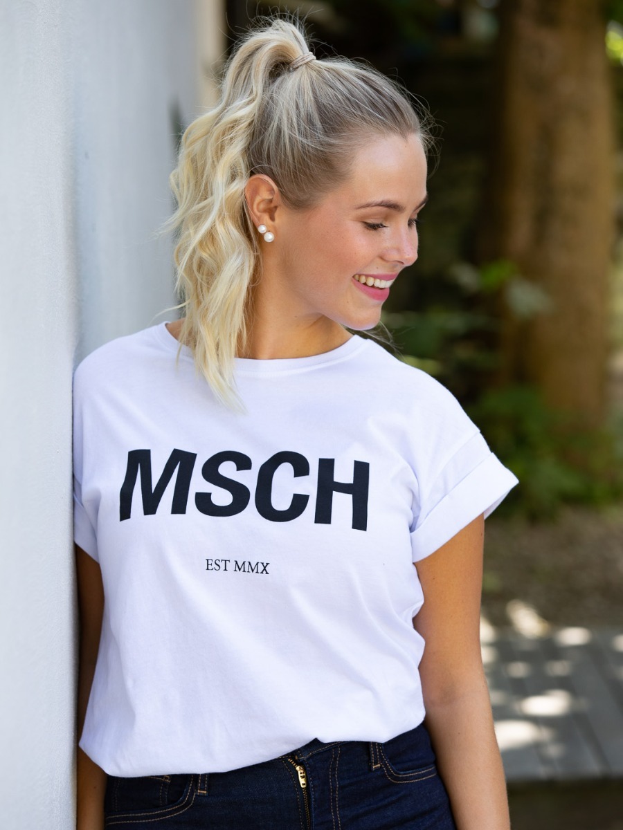 MSCH Copenhagen Alva MSCH Std Tee White/black