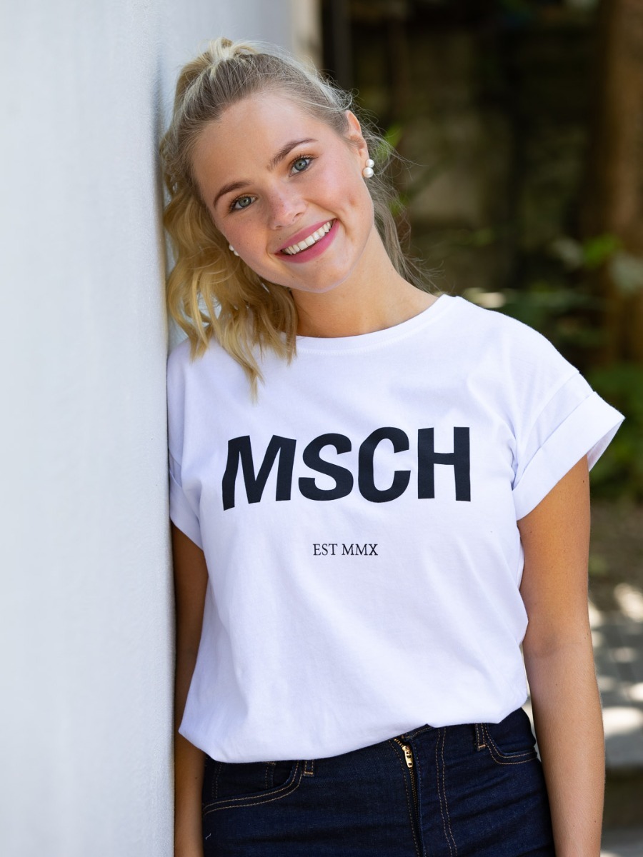 MSCH Copenhagen Alva MSCH Std Tee White/black