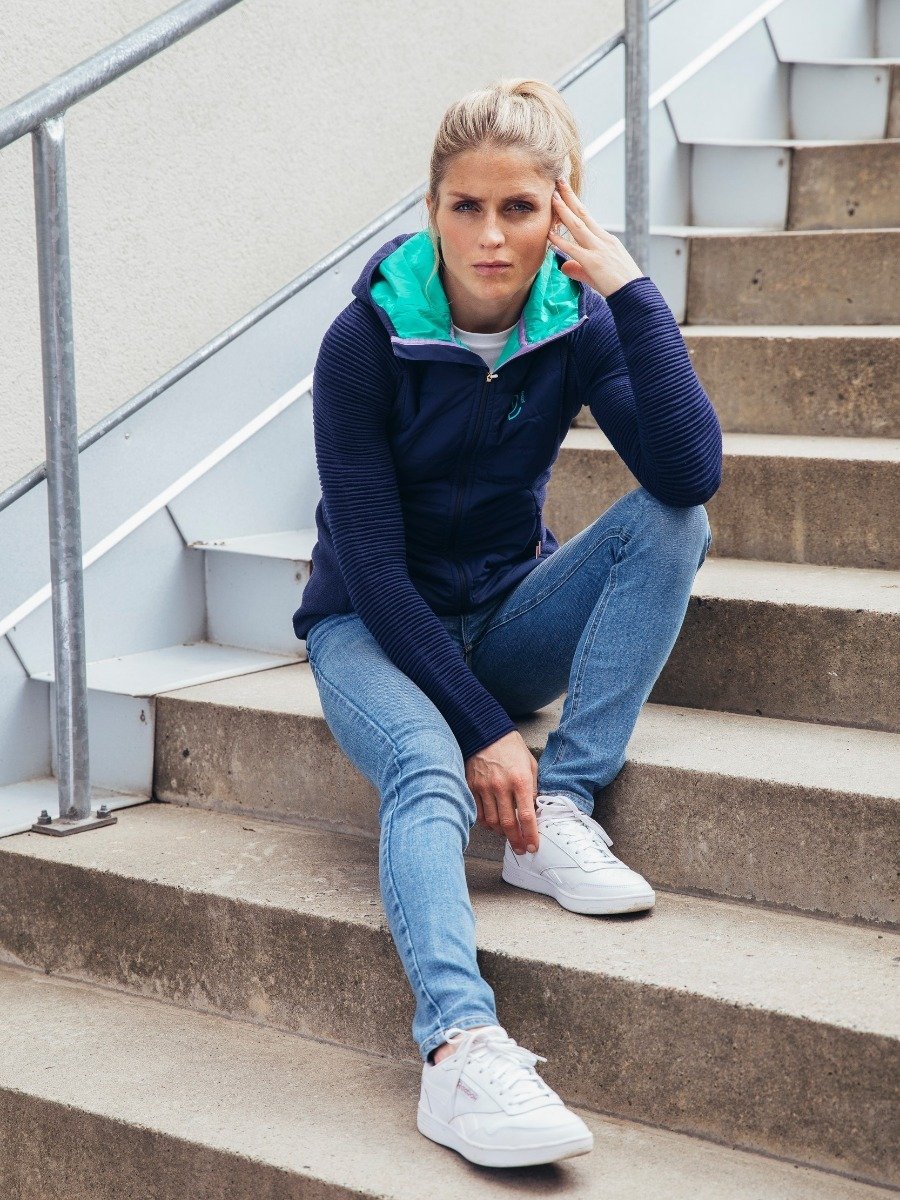 Johaug Ace Hybrid Jacket Evening blue