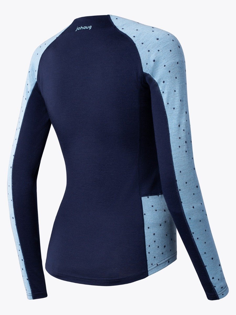 Johaug Maven Wool Long Sleeve Ablue