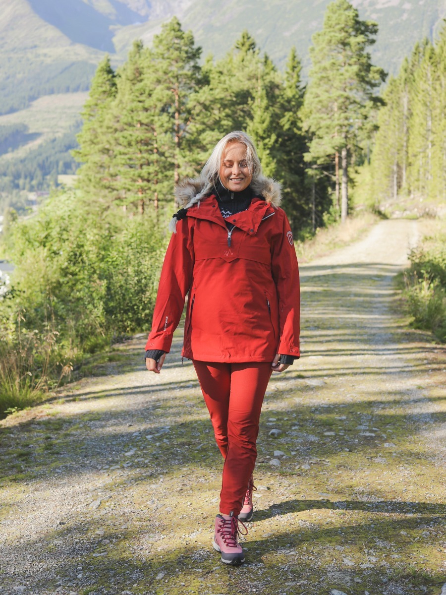 Twentyfour Finse 2.0 2-Lags Anorakk Mørk Rust