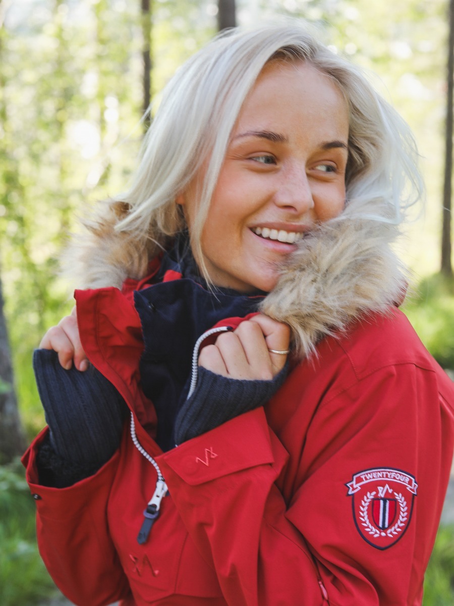 Twentyfour Finse 2.0 2-Lags Anorakk Mørk Rust