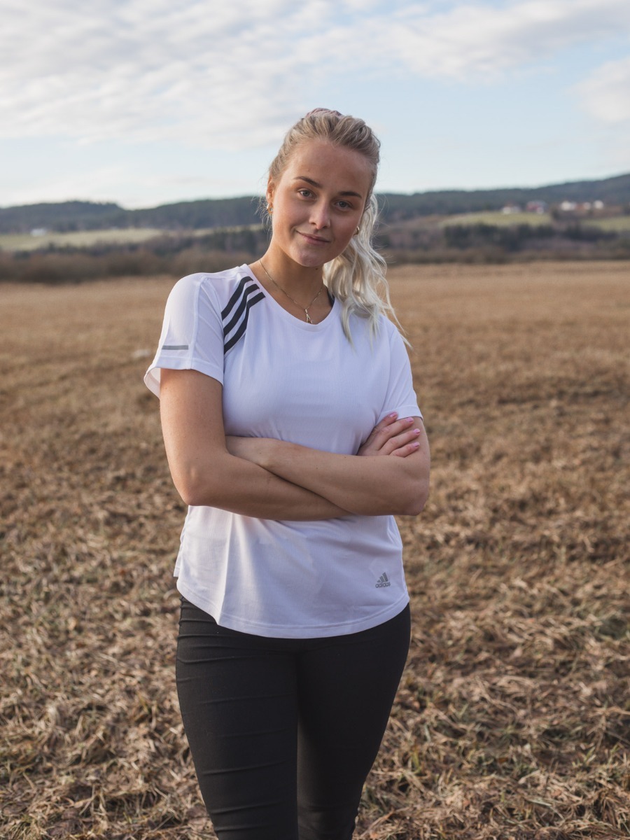 adidas Run It Tee 3 Stripes White