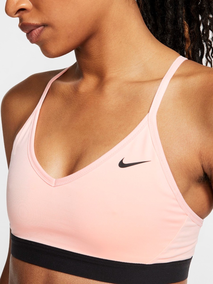 Nike Indy Sports Bra Washed Coral/ Black