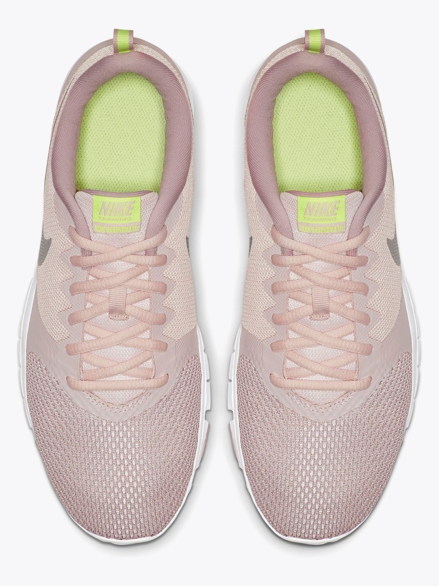 Nike Flex Essential Training Shoe Barely Rose/ Metallic Silver