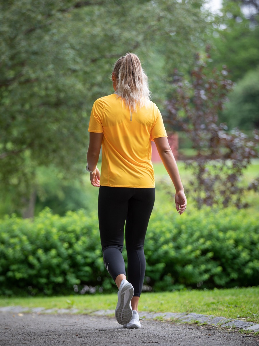 Nike City Sleek Tee Laser Orange/ Reflective Silver