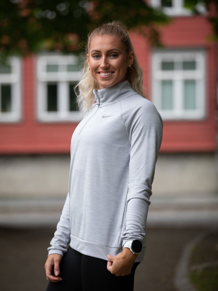 Nike Pacer Halfzip Light Smoke Grey/ HTR/ Reflective Silver