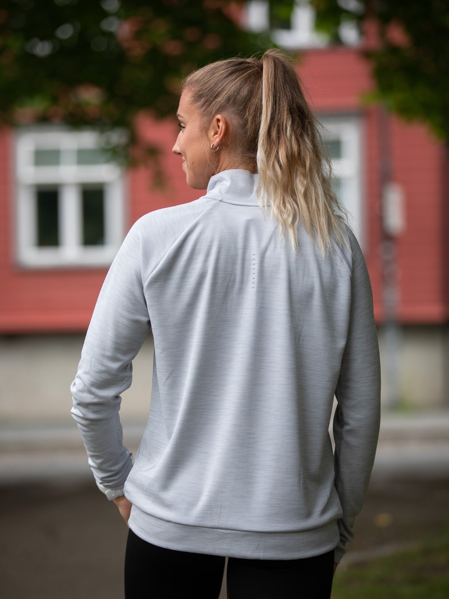 Nike Pacer Halfzip Light Smoke Grey/ HTR/ Reflective Silver