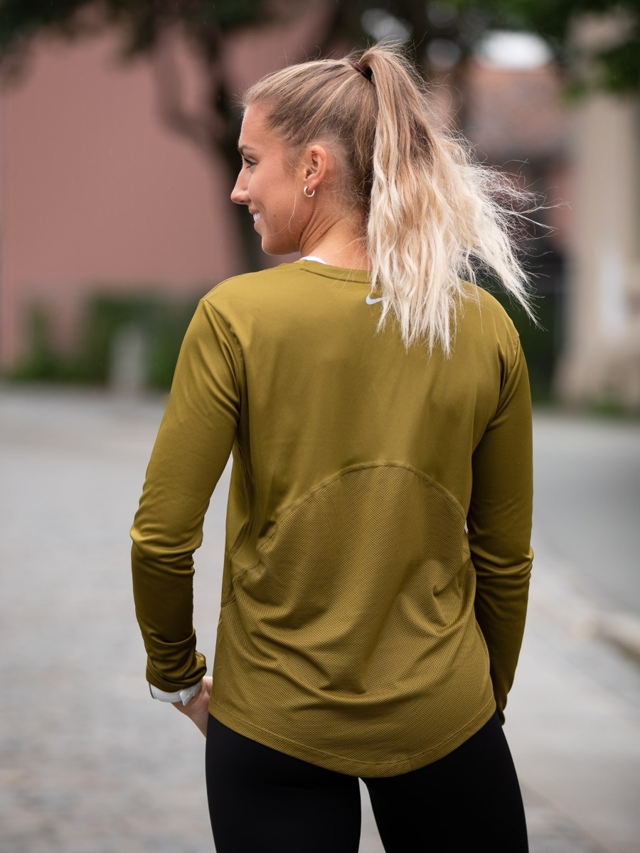 Nike Miler LS Olive Flak/ Reflective Silver