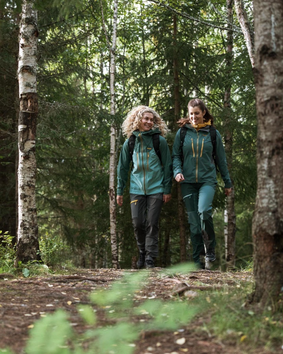 Bergans Cecilie Mountain Softshell Pant Dark Forest Frost / Forest Frost