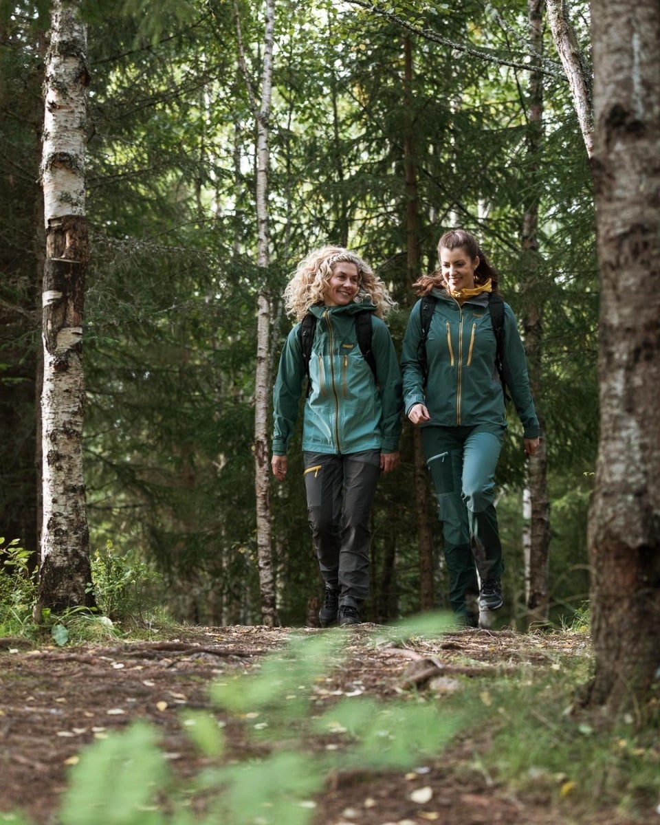 Bergans Cecilie Mountain Softshell Pant Dark Forest Frost / Forest Frost