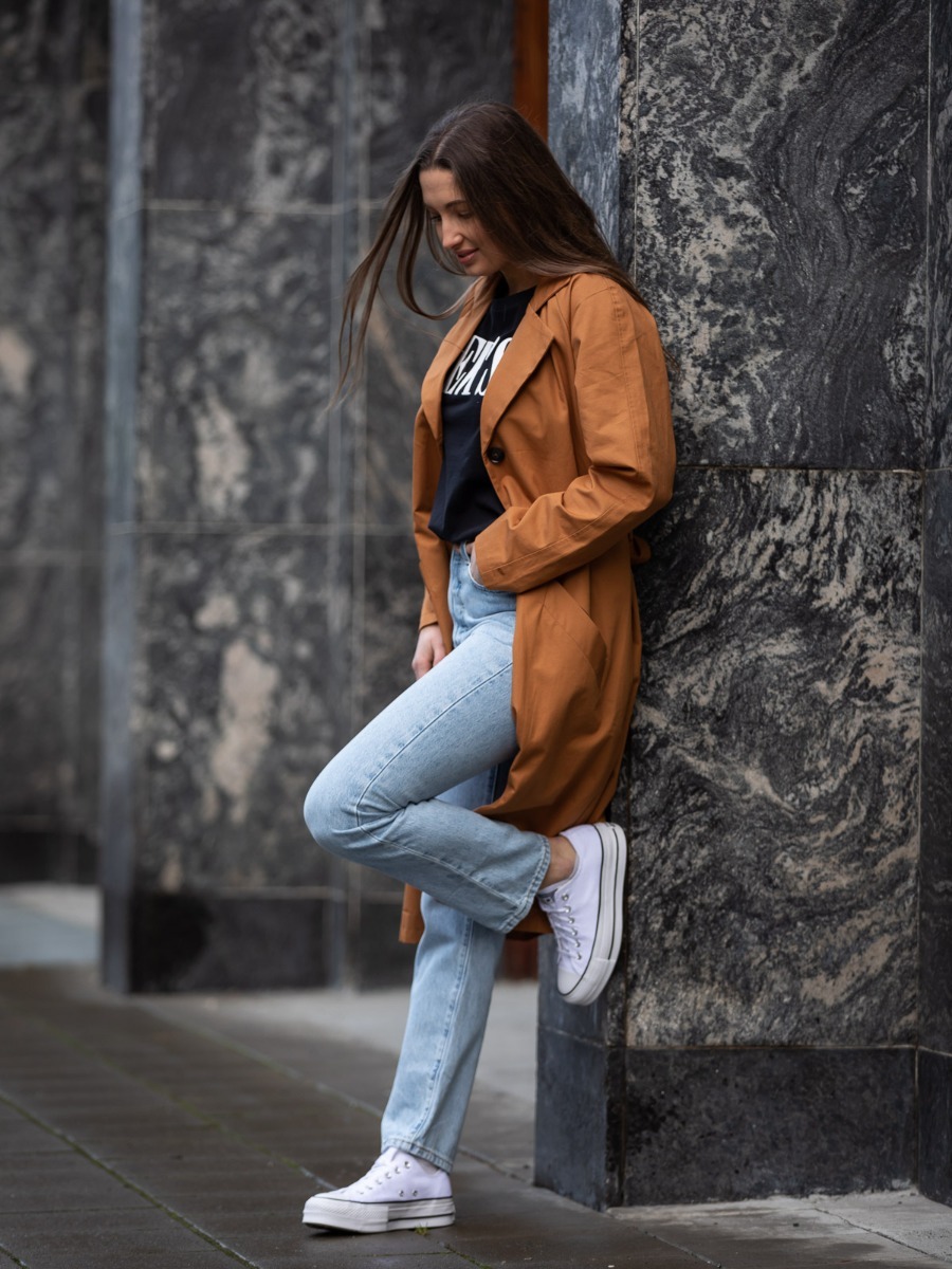 MSCH Copenhagen Angela Trench Coat Tobacco Brown