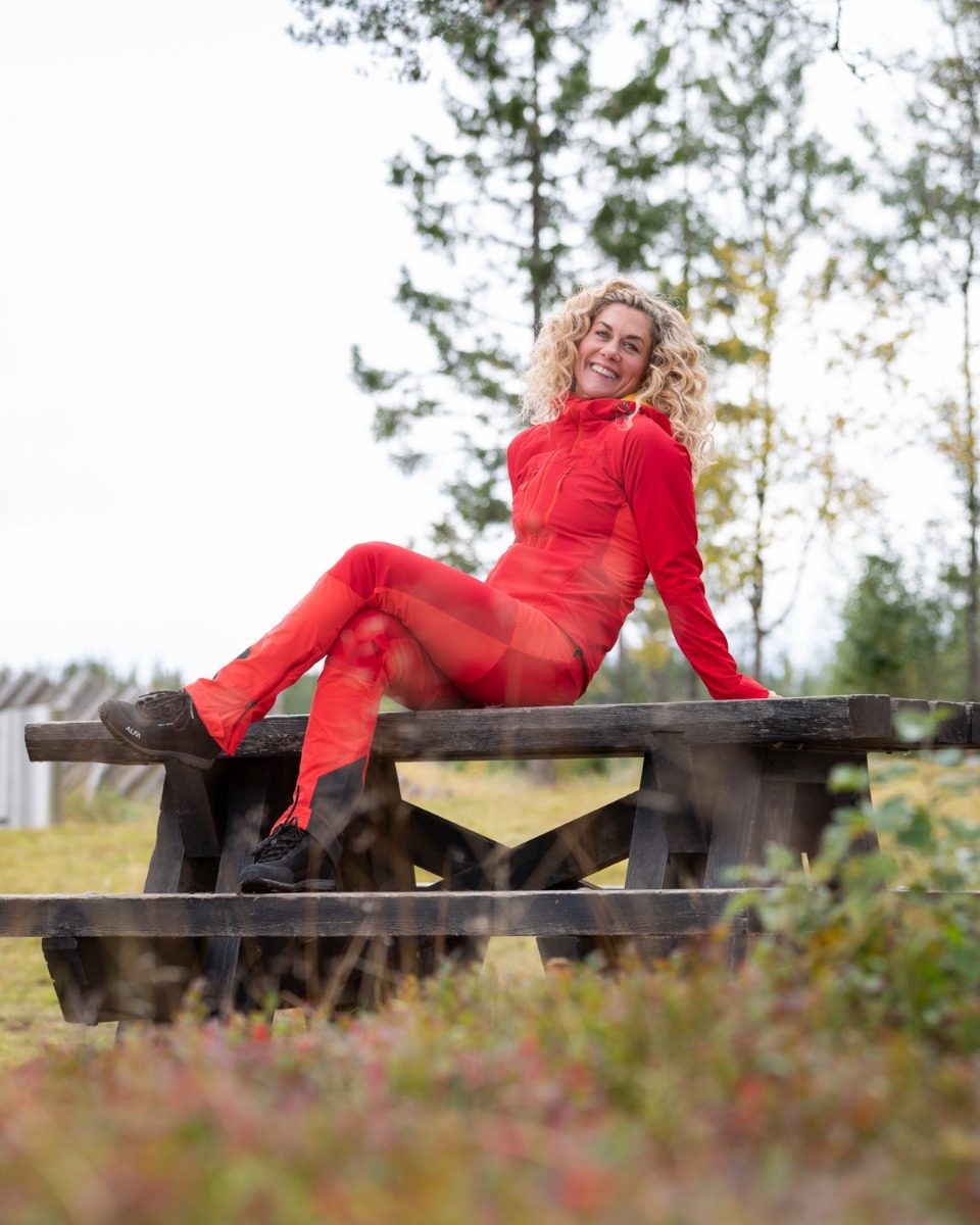 Bergans Cecilie Mountain Softshell Jacket Dahlia Red / Light Dahlia Red