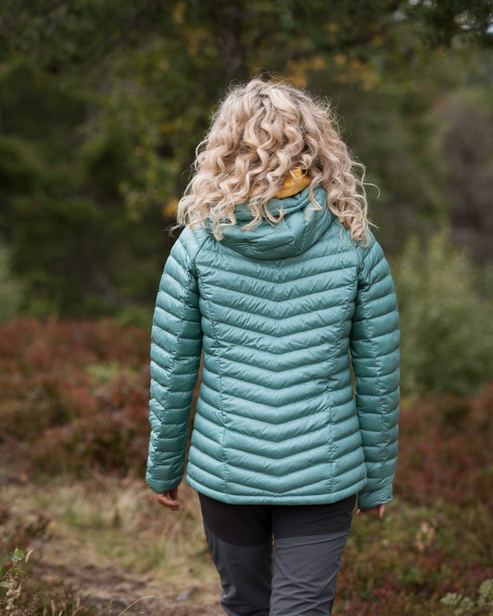 Bergans Cecilie Down Light Anorak Light Forest Frost / Forest Frost