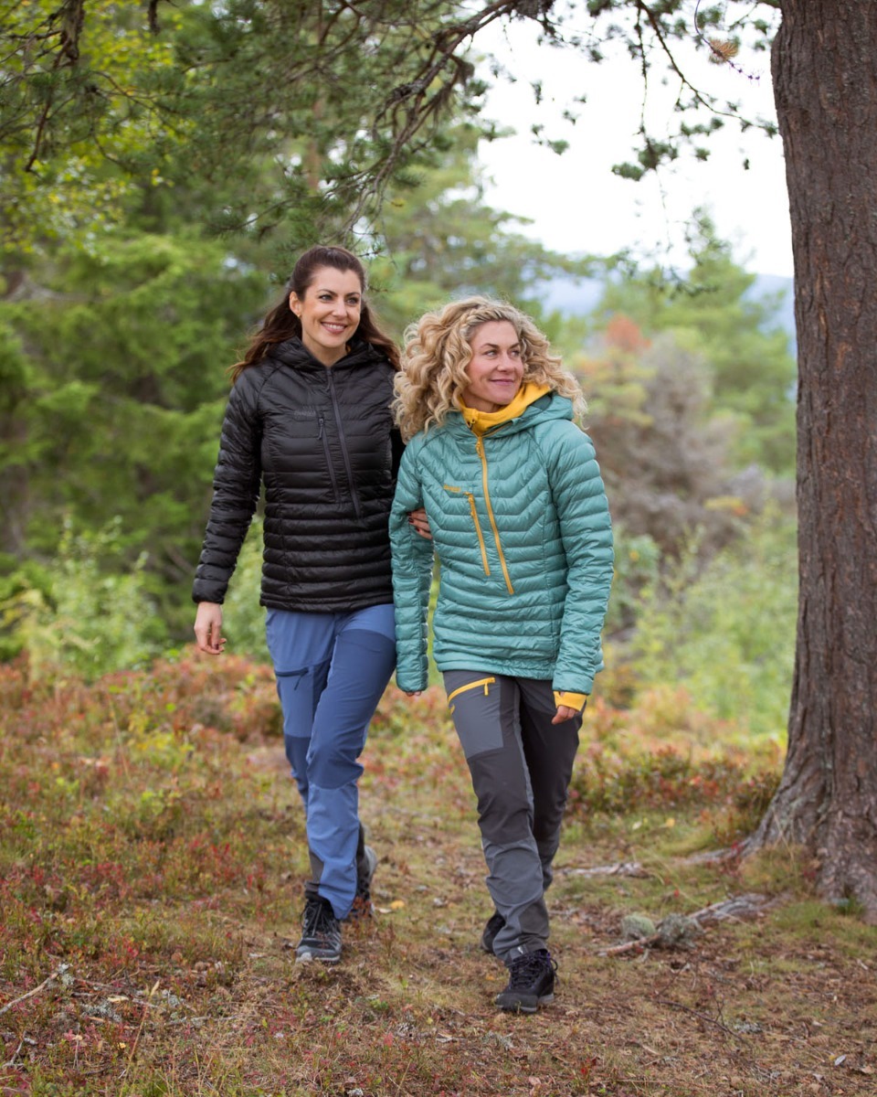 Bergans Cecilie Down Light Anorak Solid Charcoal / Solid Dark Grey