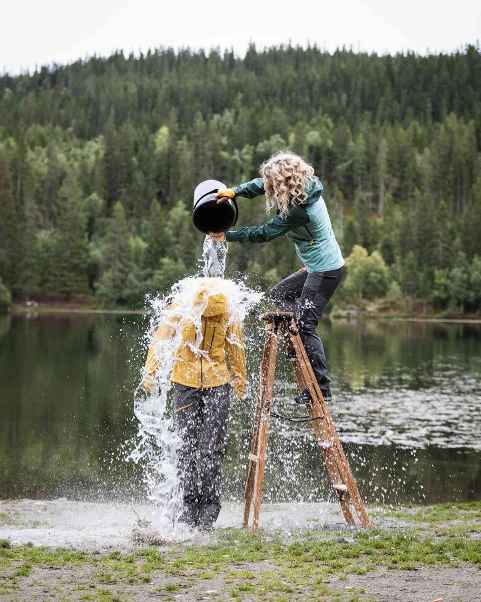 Bergans Cecilie 3L Jacket Light Forest Frost / Forest Frost / Golden Yellow