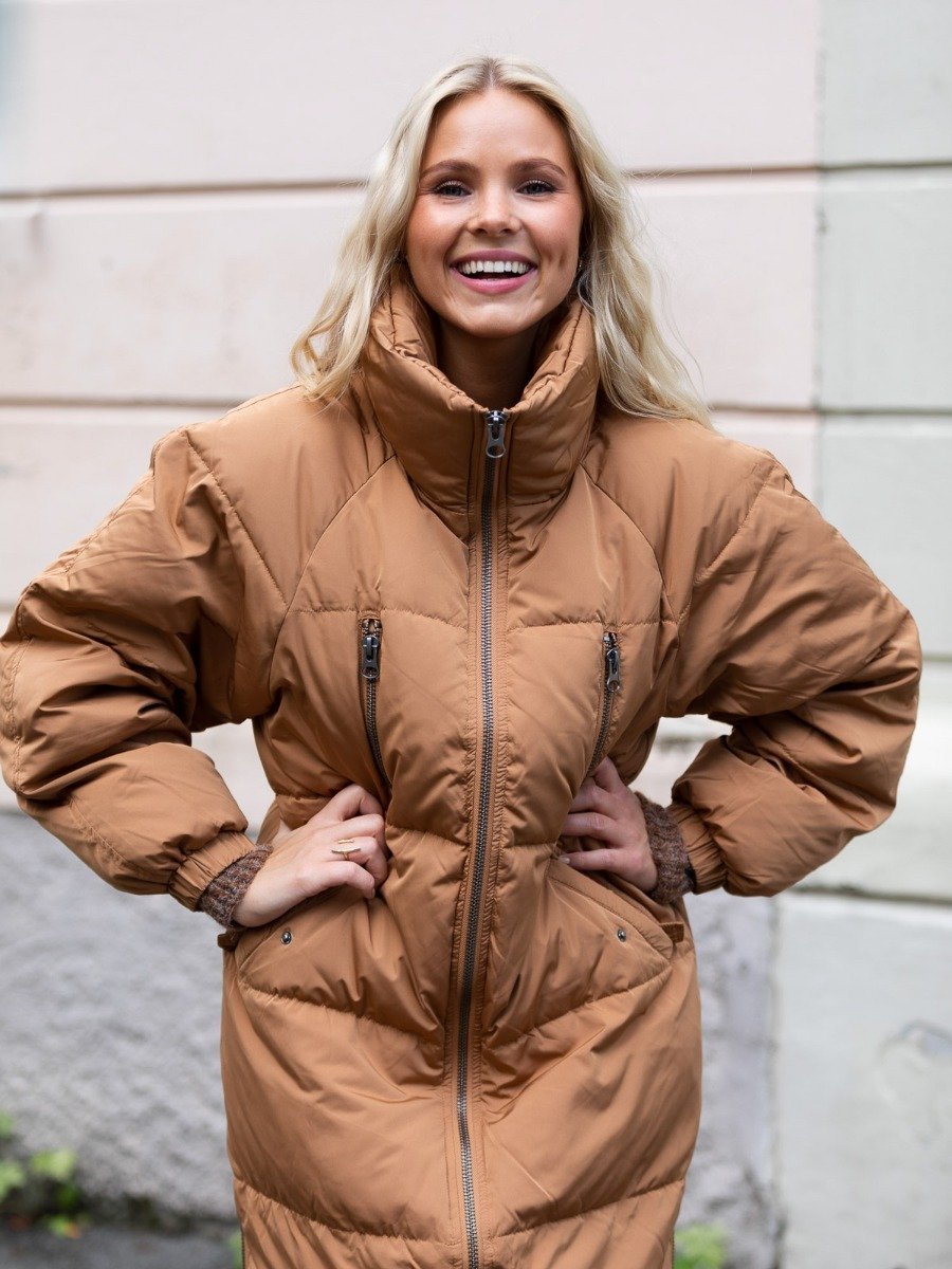 Ichi Bunala Down Jacket 2 Tobacco Brown - Get Inspired Exclusive Collection